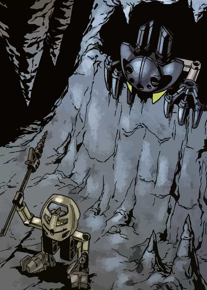 Bionicle in Cave