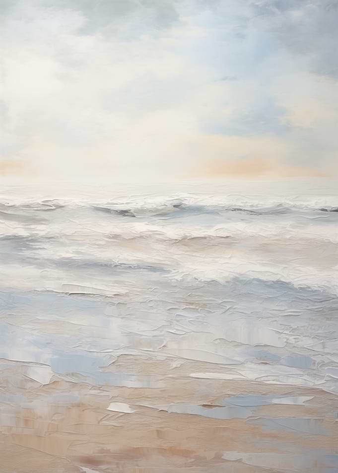 Abstract Beach Painting