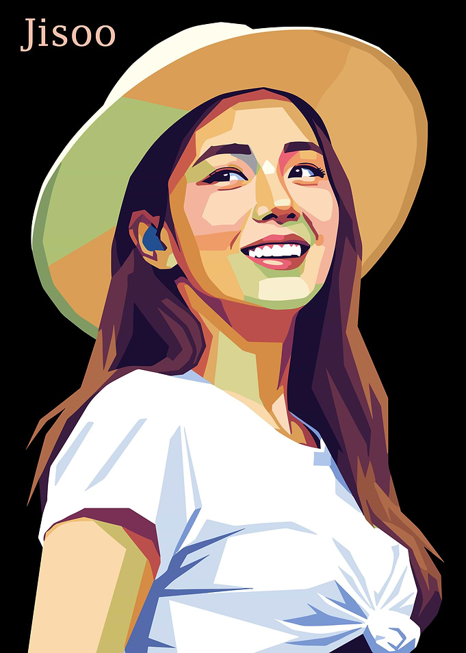Jisoo Portrait Pop Art