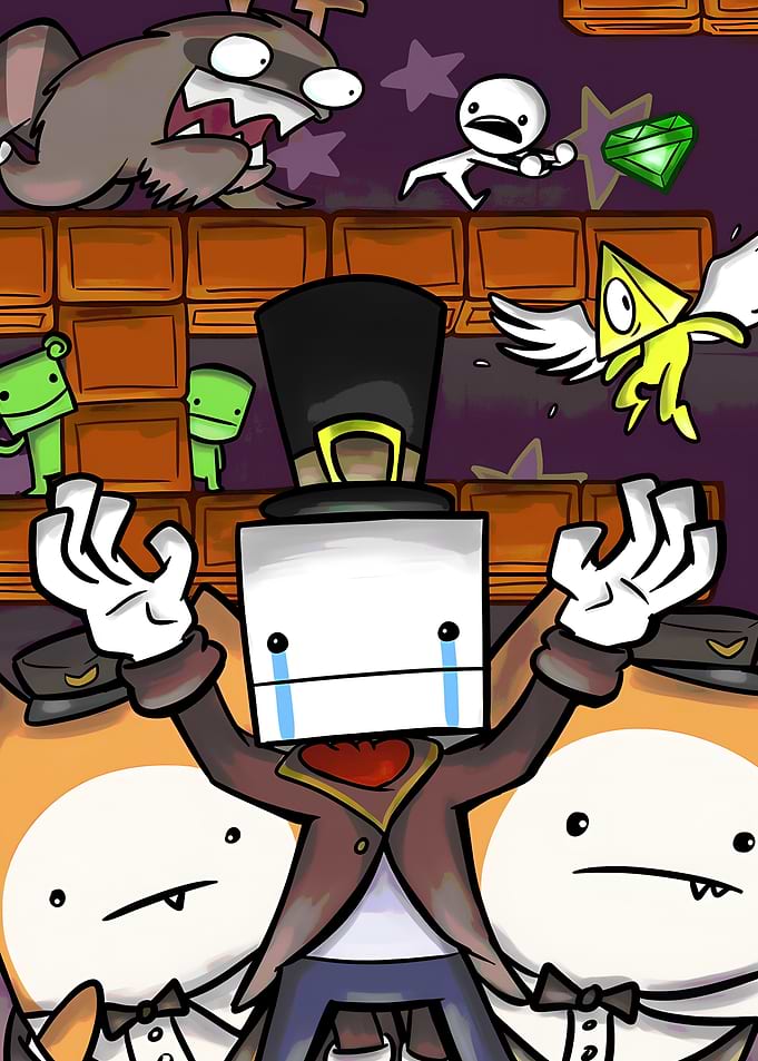 Super Meat Boy Forever Game Art