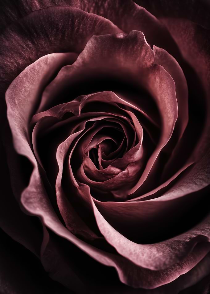 Dark Rose Close-Up