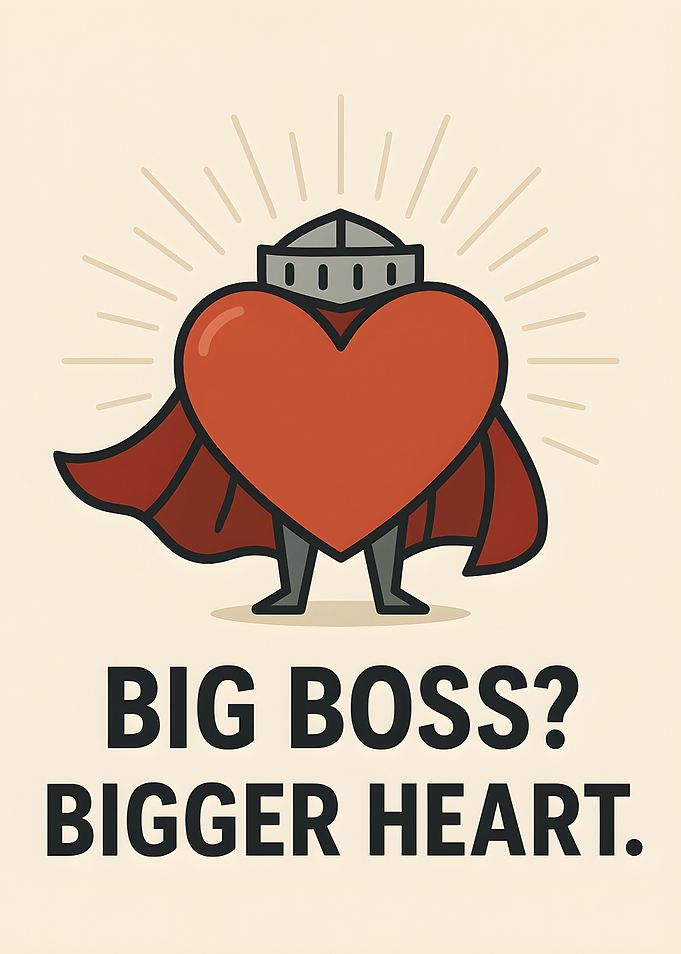 Big Boss, Bigger Heart Illustration