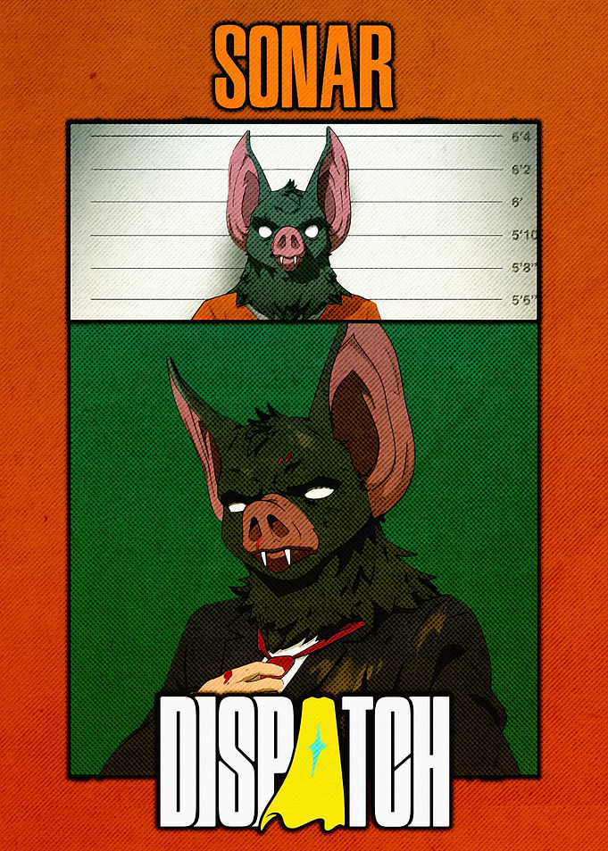 Sonar Dispatch Comic Book Cover Art
