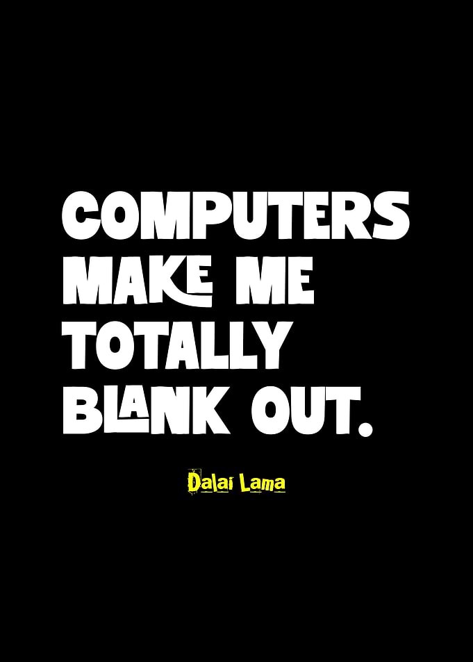 Computers Make Me Totally Blank Out