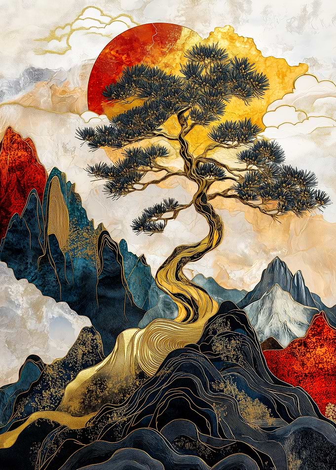 Asian Landscape Tree