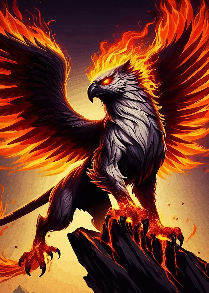 Fiery Griffin Rock