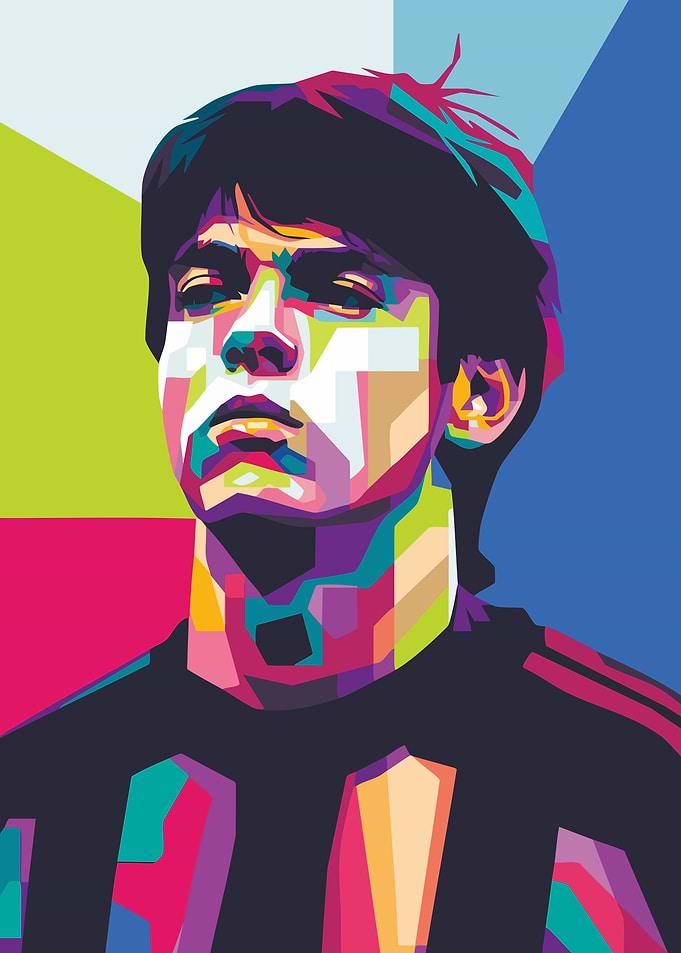 Ricardo Kaka Pop Art Portrait
