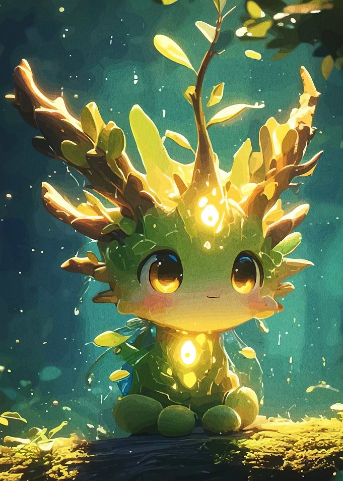 Cute Forest Spirit Animal