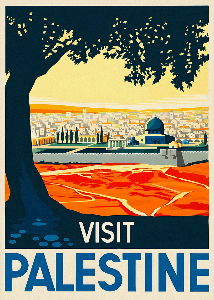 Visit Palestine Travel Poster