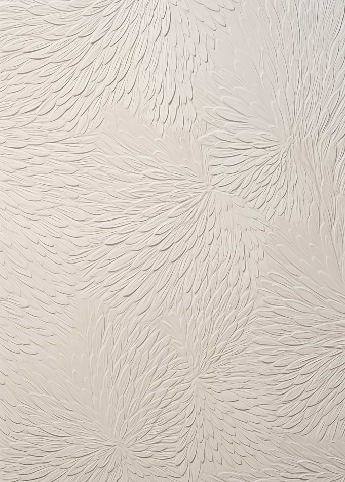 Creme Floral Pattern
