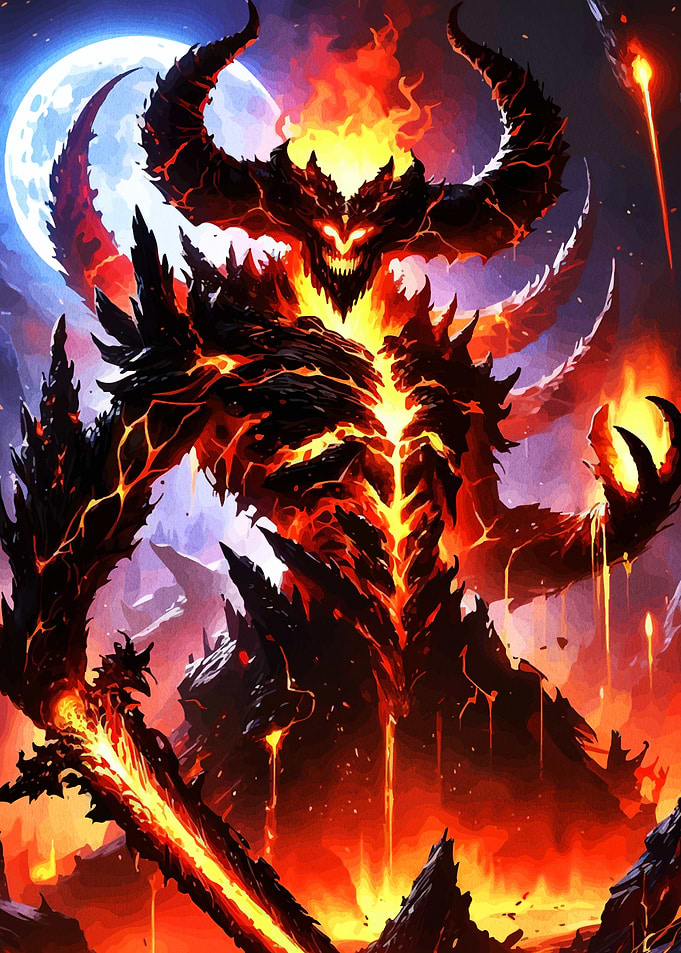 Fiery Demon Sword