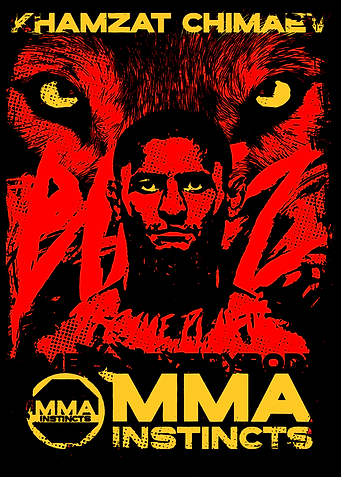 Khamzat Chimaev MMA Poster