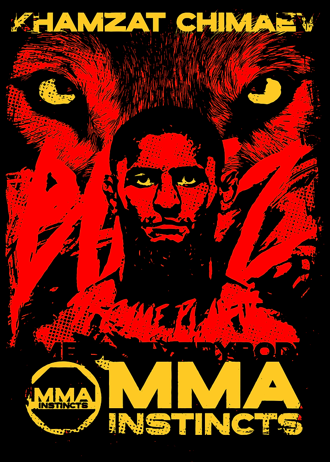 Khamzat Chimaev MMA Poster