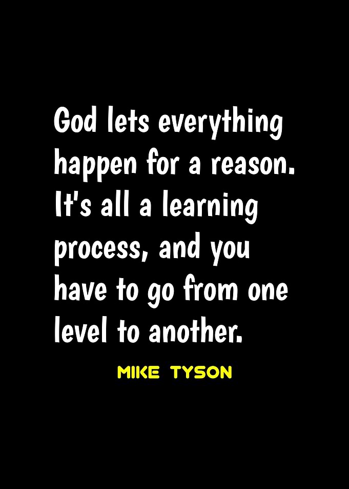Mike Tyson Inspirational Quote