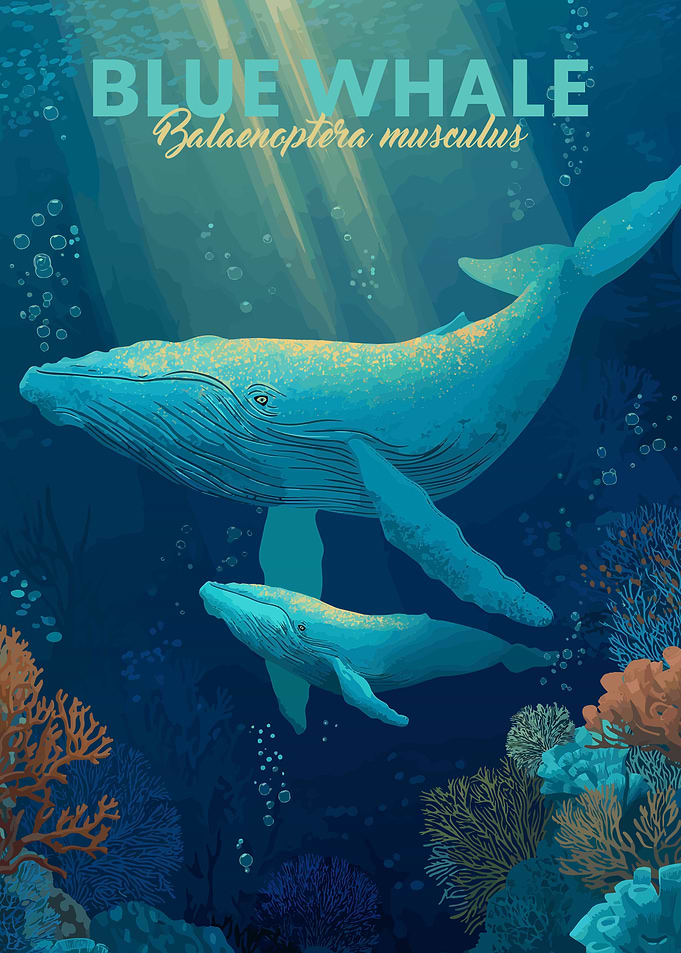 Blue Whale Family