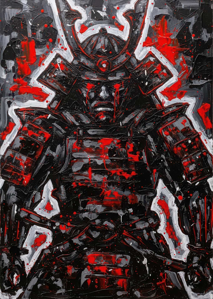 Samurai Warrior Painting