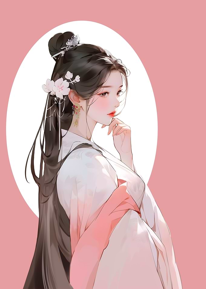 Elegant Asian Woman Portrait
