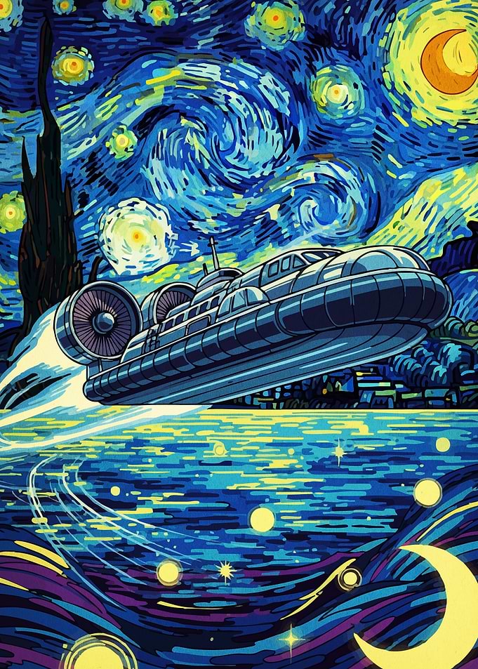 Starry Night Hovercraft