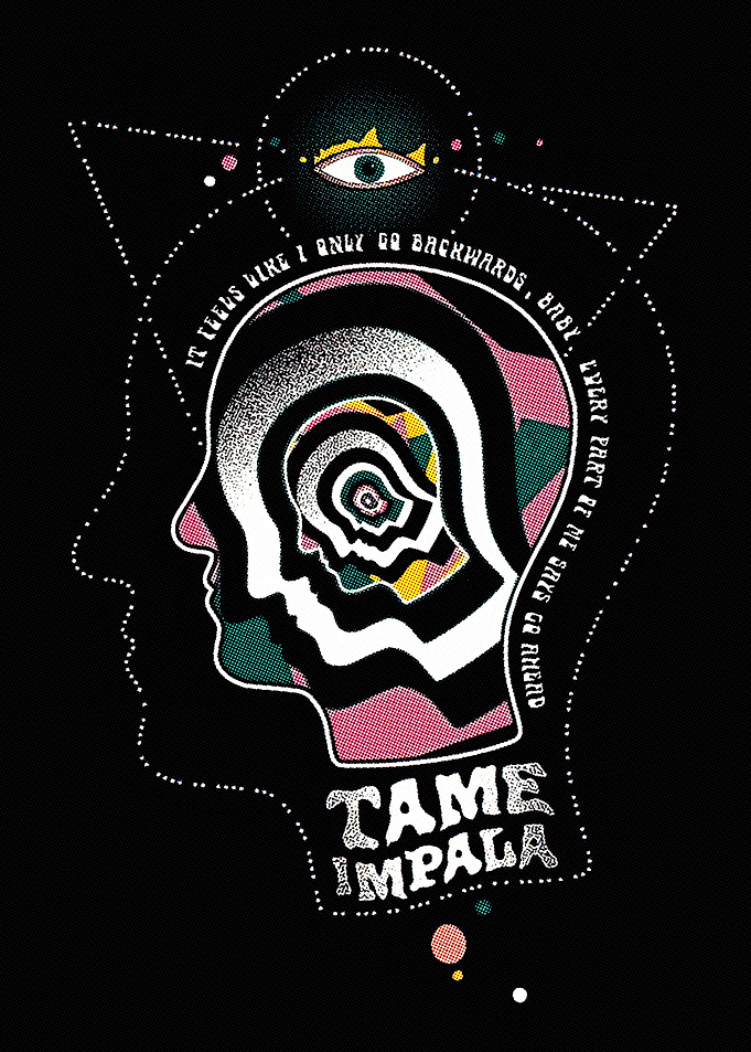 Tame Impala Psychedelic Head