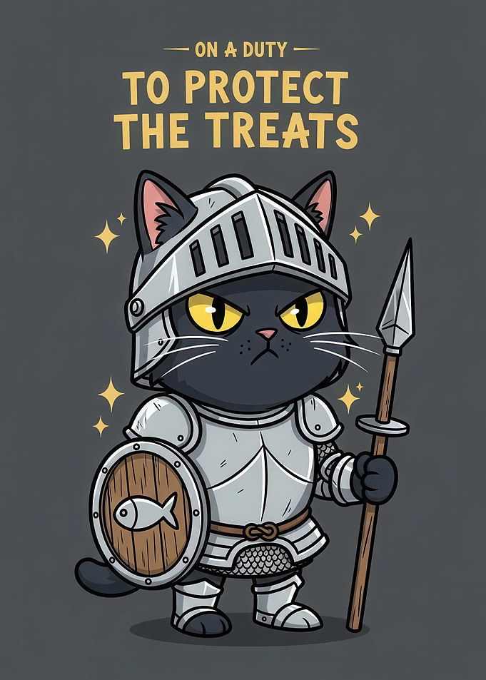 Cat Knight: Protect the Treats