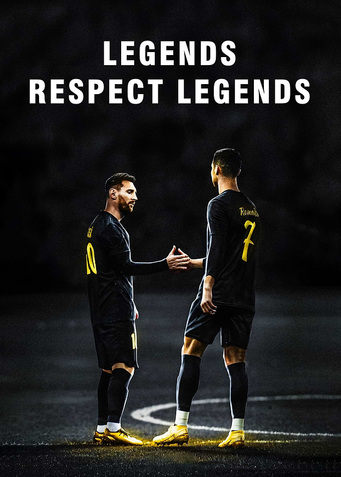 Legends Respect Legends: Messi and Ronaldo