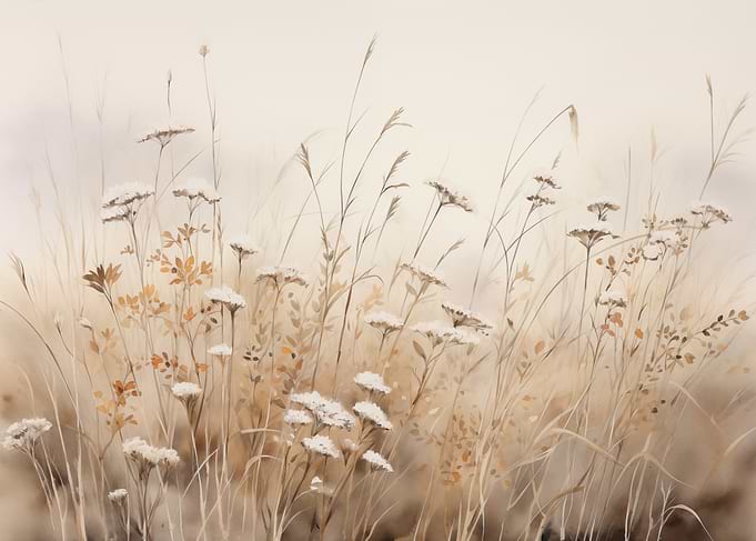 Vintage Wildflower Meadow
