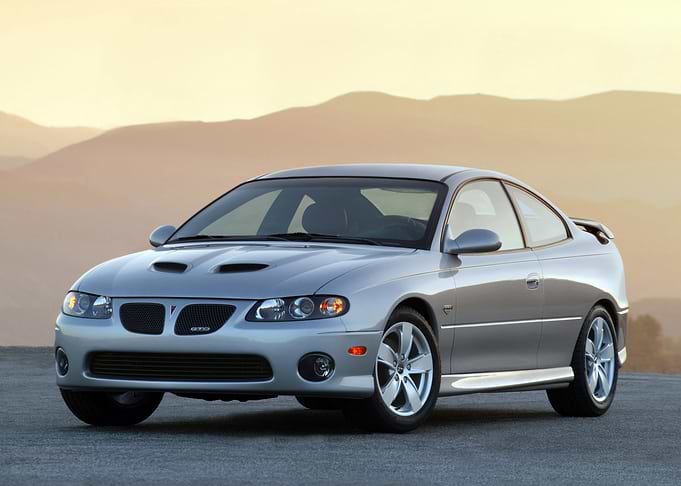 Silver Pontiac GTO Car