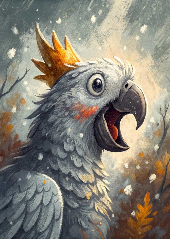 Crowned Cockatoo Portrait