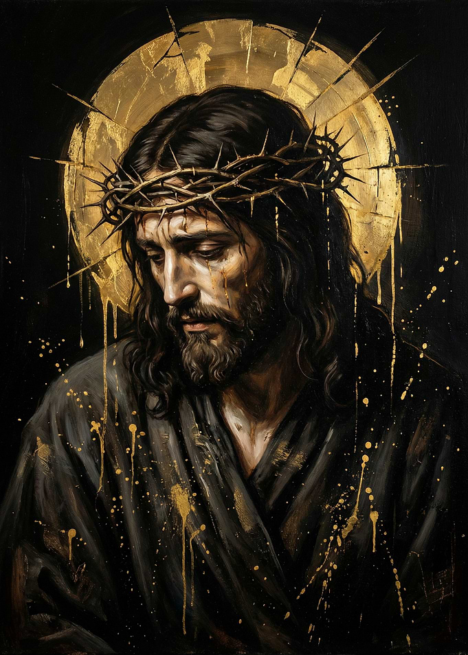 Jesus Christ with Crown of Thorns