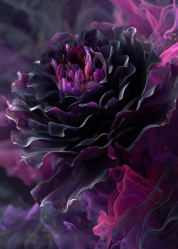 Dark Floral Fantasy