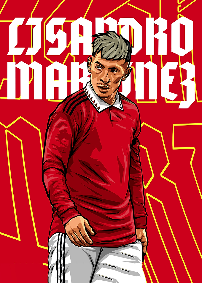 Lisandro Martinez Illustration