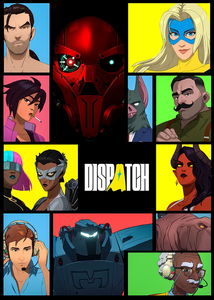 Dispatch Character Collage