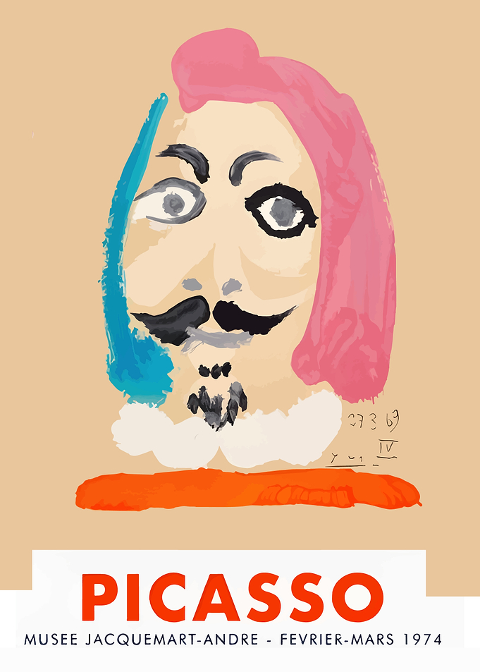 Picasso Exhibition Poster - Jacquemart-Andre 1974
