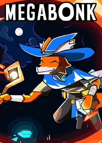 Megabonk Cartoon Fox Character Illustration
