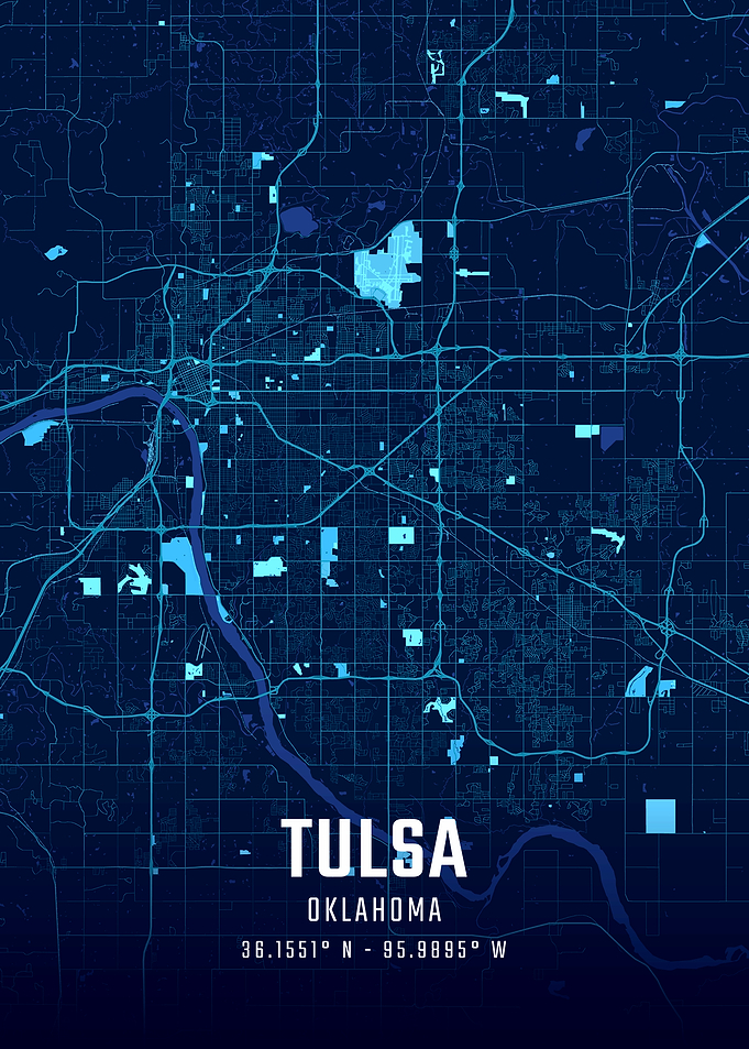 Tulsa Midnight City Map