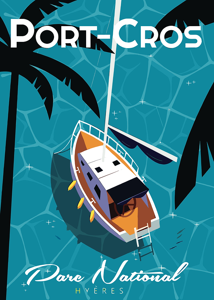 Port-Cros National Park Travel Poster