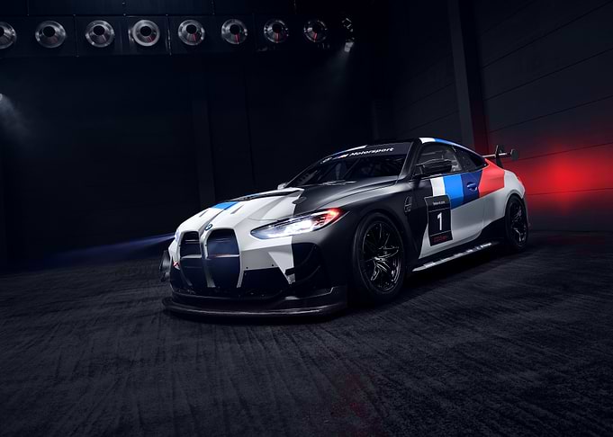 BMW M4 Race Car Studio Shot
