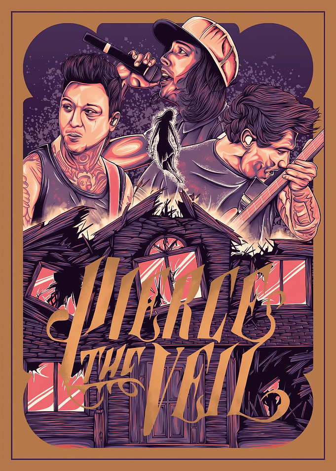 Pierce the Veil Band Poster