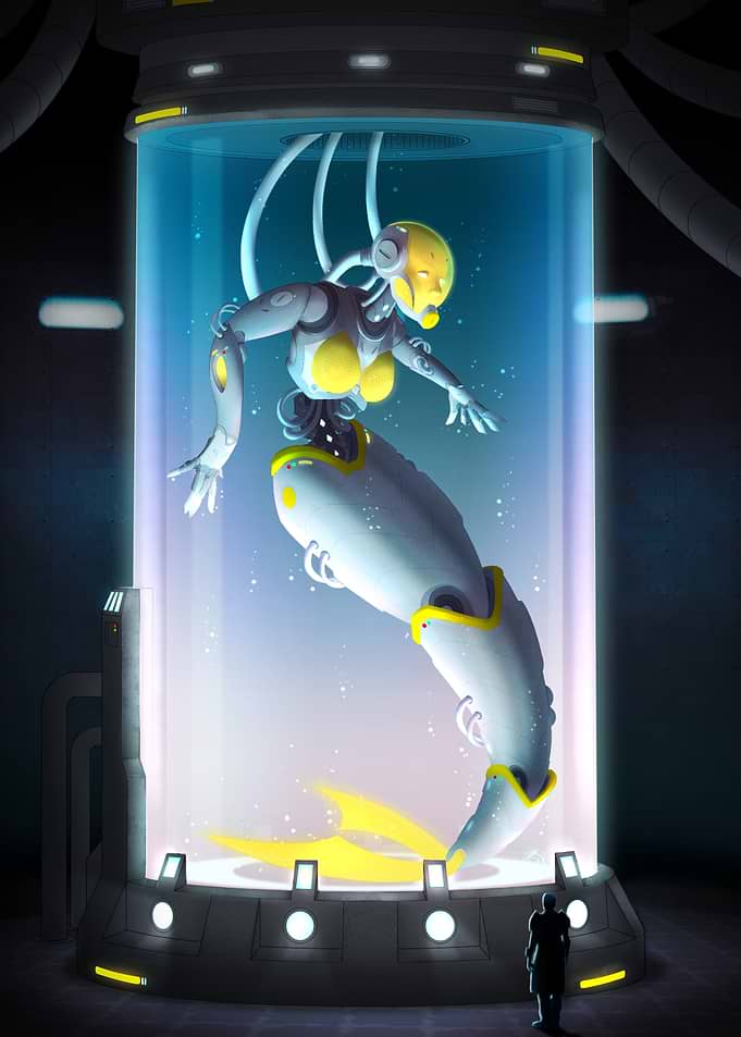 Cyborg Mermaid
