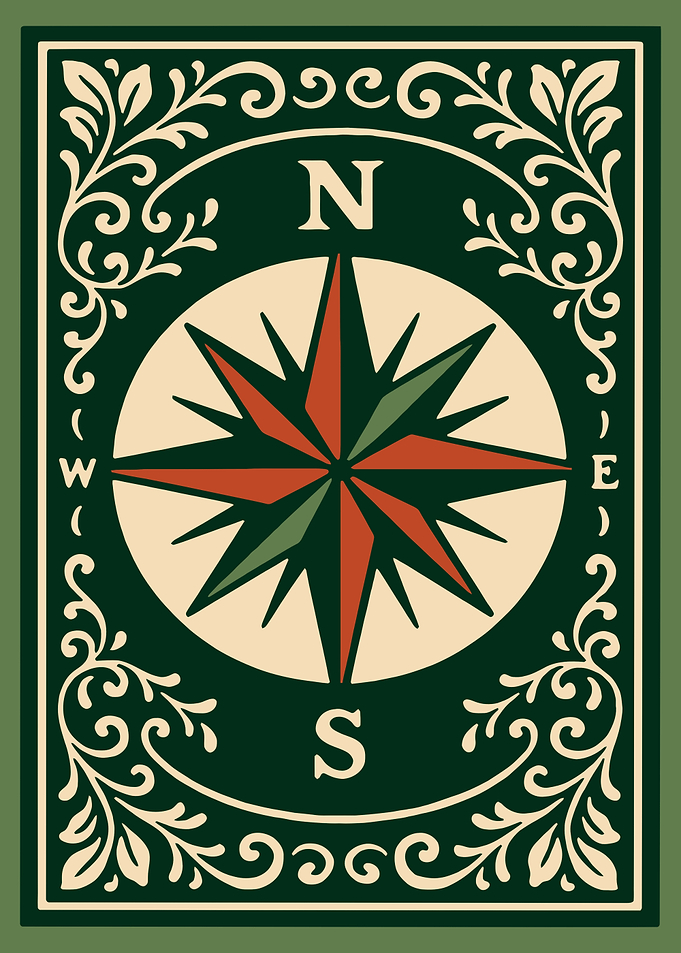 Vintage Compass Rose Illustration
