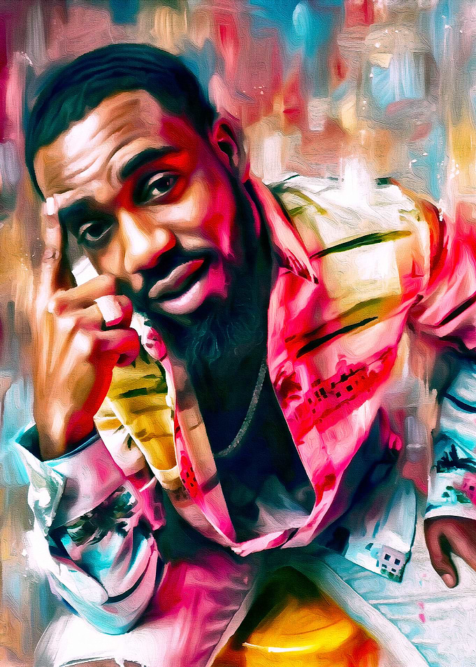 Colorful Portrait of a Man