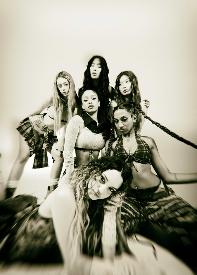 Group of Women in Fashionable Attire