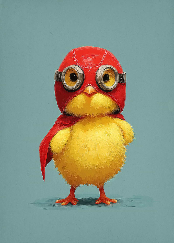 Superhero Chick Portrait