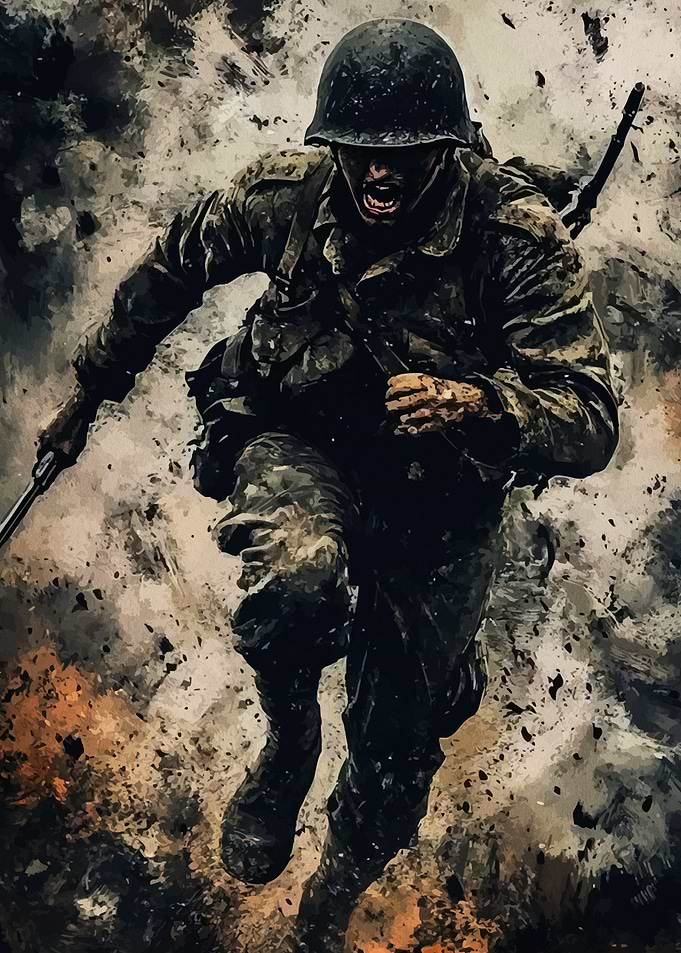 Soldier in Action