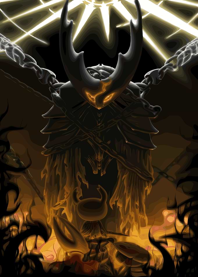 Hollow Knight Radiance Digital Art