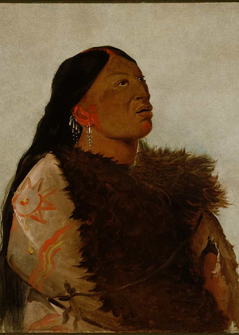 Native American Portrait by george catlin