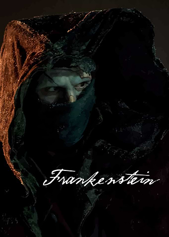 Frankenstein hooded figure portrait