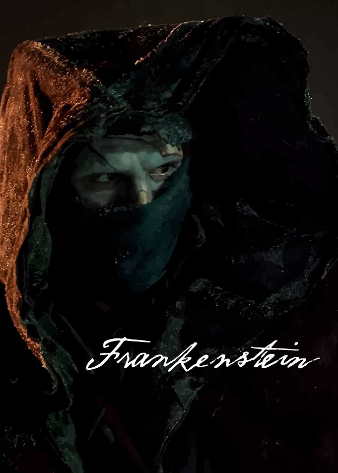Frankenstein hooded figure portrait
