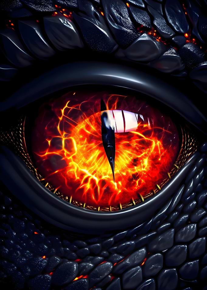 Dragon Eye Close-Up