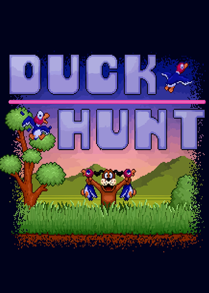 Duck Hunt Pixel Art